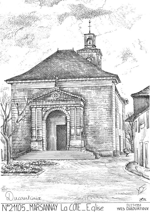 N 21105 - MARSANNAY LA COTE - église